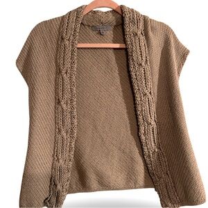Classiques‎ Entier Medium Cropped Open Sweater Cardigan Cotton